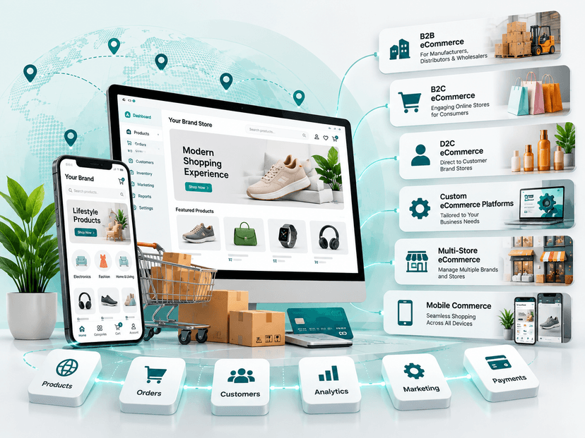 eCommerce Platform Development & Solutions | Teknovia Technologies